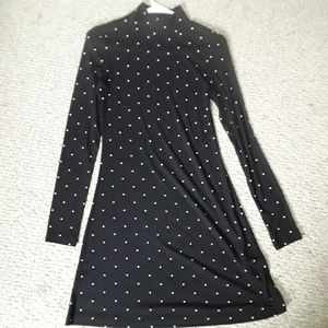 Long sleeve turtleneck dress